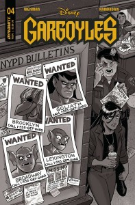 GARGOYLES #4 CVR ZB 10 COPY FOC INCV CONNER B&W