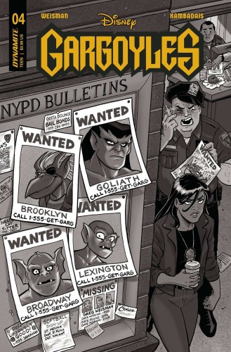 GARGOYLES #4 CVR ZB 10 COPY FOC INCV CONNER B&W