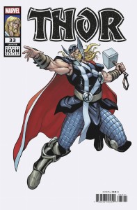THOR #33 CASELLI MARVEL ICON VAR