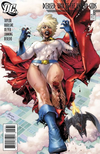 DCEASED WAR OF THE UNDEAD GODS #8 (OF 8) CVR B JAY ANACLETO HOMAGE CARD STOCK VAR