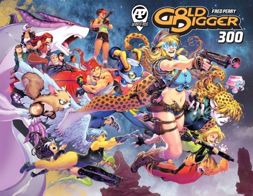 GOLD DIGGER #300 CVR D WELDON WRAPAROUND VARIANT