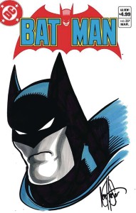 DF BATMAN #357 FACSIMILE ED HAESER SGN RMRK BATMAN SKETCH