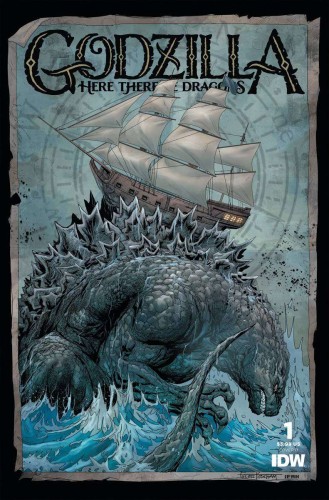 GODZILLA HERE THERE BE DRAGONS #1 CVR B KIRKHAM
