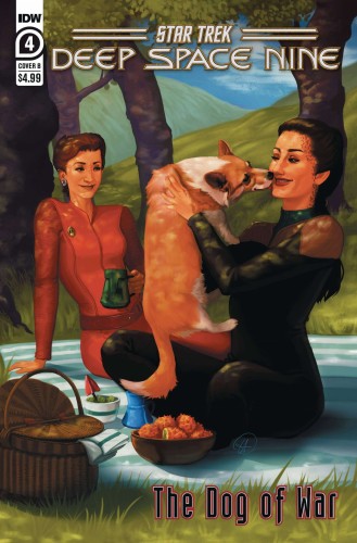 STAR TREK DS9 DOG OF WAR #4 CVR B WARE