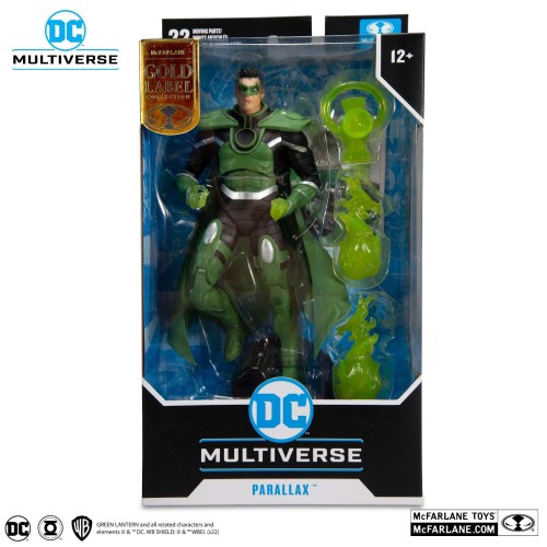 DC MULTIVERSE 7IN PARALLAX GREEN LANTERN (GOLD LABEL) AF