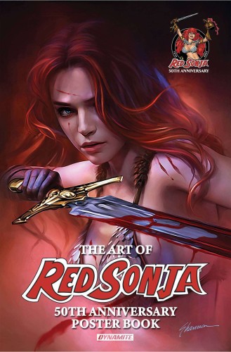 RED SONJA 50TH ANN POSTER BOOK SC (9781524124243)