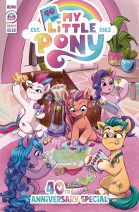 MY LITTLE PONY 40TH ANNIVERSARY SPECIAL CVR B MEBBERSON