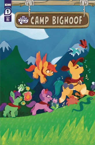 MY LITTLE PONY CAMP BIGHOOF #1 CVR C 10 COPY INCV GOUX