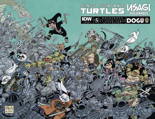 TMNT USAGI YOJIMBO WHEREWHEN #5 CVR A SAKAI
