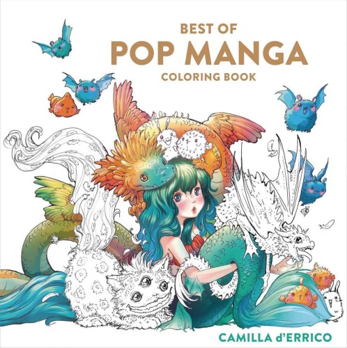 BEST OF POP MANGA COLORING BOOK (9781984862761)