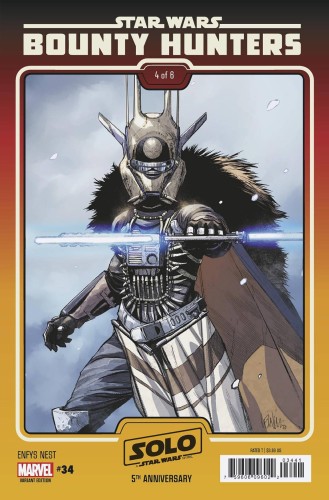 STAR WARS BOUNTY HUNTERS #34 YU ENFYS NEST SOLO 5TH ANN MOVIE VAR