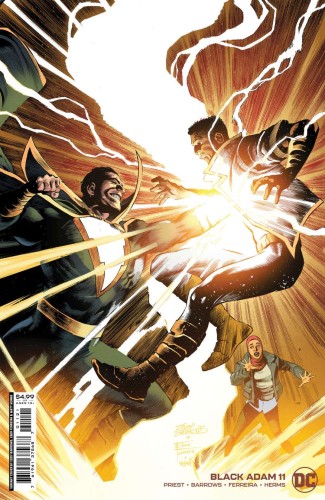 BLACK ADAM #11 (OF 12) CVR B EDDY BARROWS EBER FERREIRA & MATT HERMS CARD STOCK VAR