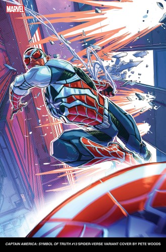 CAPTAIN AMERICA SYMBOL OF TRUTH #13 PETE WOODS SPIDER-VERSE VAR