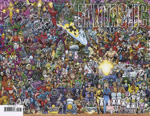 FANTASTIC FOUR #8 KOBLISH WRPAD CONNECTING 700 CHARACTERS VAR