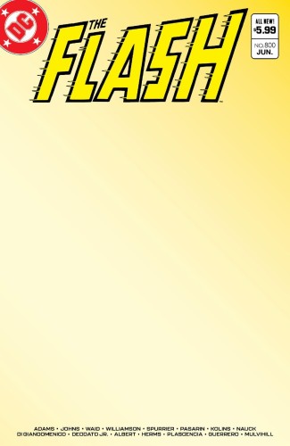 FLASH #800 CVR K BLANK CARD STOCK VAR