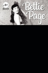 BETTIE PAGE #1 CVR O PHOTO BLACK BAG