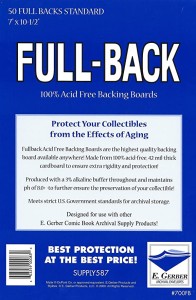 FULL BACK STANDARD (tekturki ochronne) 50 szt.