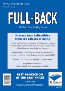 FULL BACK SILVER GOLD (tekturki ochronne) 50 szt.