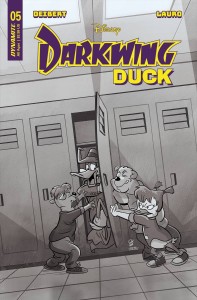 DARKWING DUCK #5 CVR U 10 COPY FOC INCV EDGAR B&W