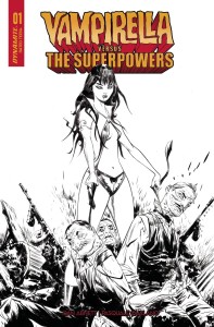 VAMPIRELLA VS SUPERPOWERS #1 CVR X 7 COPY FOC INCV LEE LINE