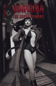 VAMPIRELLA VS SUPERPOWERS #1 CVR K 15 COPY INCV PUEBLA B&W