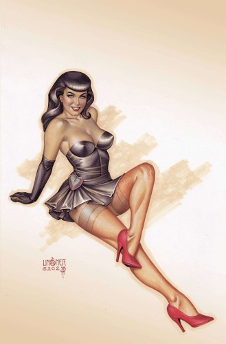 BETTIE PAGE #3 CVR L LINSNER LTD VIRGIN