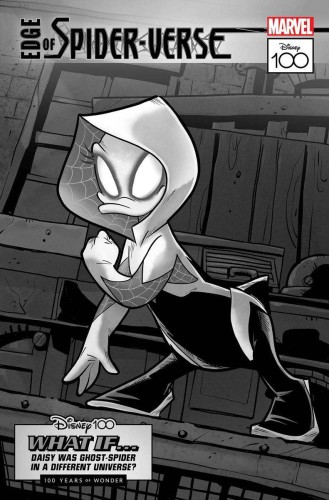 AMAZING SPIDER-MAN #32 100 COPY INCV DISNEY100 BW VAR
