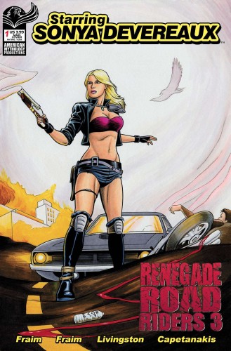 SONYA DEVEREAUX RENEGADE ROAD RIDERS 3 #1 CVR B FRAIMS PARODY