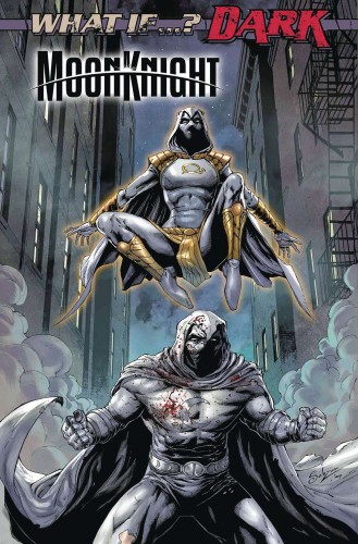 DF WHAT IF DARK MOON KNIGHT #1 SILVER SGN SCHULTZ