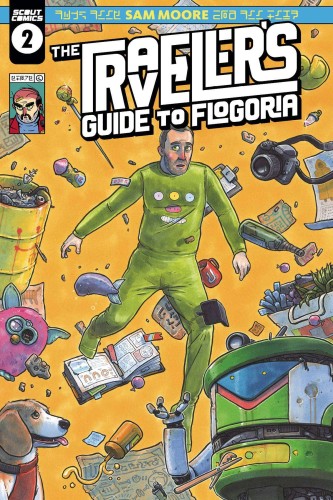 TRAVELERS GUIDE TO FLOGORIA #2 CVR A MOORE