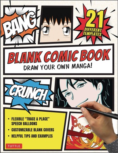 DRAW YOUR OWN MANGA BLANK COMIC BOOK (9780804856607)