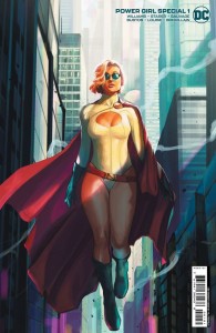 POWER GIRL SPECIAL #1 (ONE SHOT) CVR E INC 1:50 TAJ TENFOLD CARD STOCK VAR