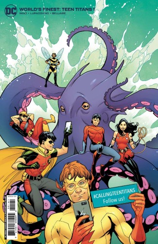 WORLDS FINEST TEEN TITANS #1 (OF 6) CVR G INC 1:50 EMANUELA LUPACCHINO CARD STOCK VAR