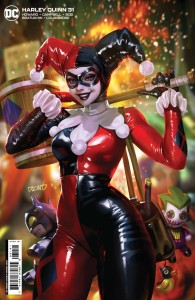 HARLEY QUINN #31 CVR D INC 1:25 DERRICK CHEW CARD STOCK VAR