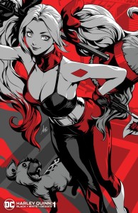 HARLEY QUINN BLACK WHITE REDDER #1 (OF 6) CVR B STANLEY ARTGERM LAU VAR