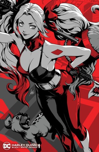 HARLEY QUINN BLACK WHITE REDDER #1 (OF 6) CVR B STANLEY ARTGERM LAU VAR