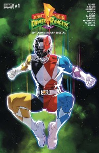 DF MMPR 30TH ANN SP #1 PARROTT SGN