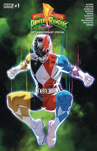 DF MMPR 30TH ANN SP #1 PARROTT SGN