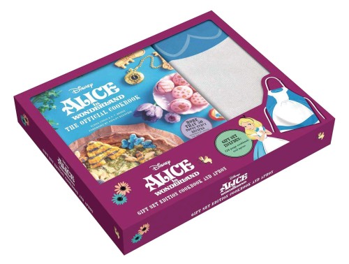 ALICE IN WONDERLAND COOKBOOK GIFT SET W APRON (9798886632774)
