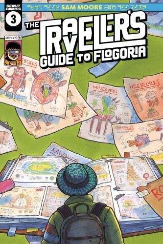 TRAVELLERS GUIDE TO FLOGORIA #3 CVR A MOORE