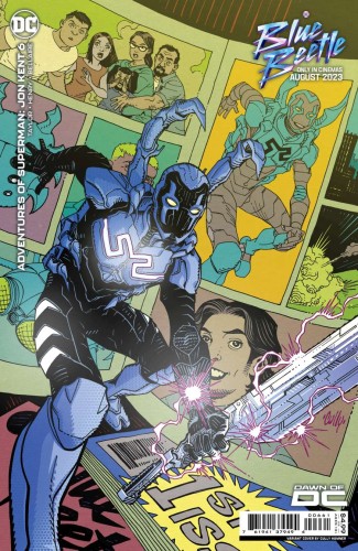ADVENTURES OF SUPERMAN JON KENT #6 (OF 6) CVR D CULLY HAMNER BLUE BEETLE MOVIE CARD STOCK VAR