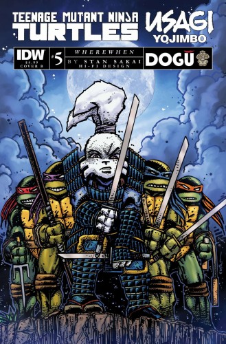 TMNT USAGI YOJIMBO WHEREWHEN #5 CVR B EASTMAN