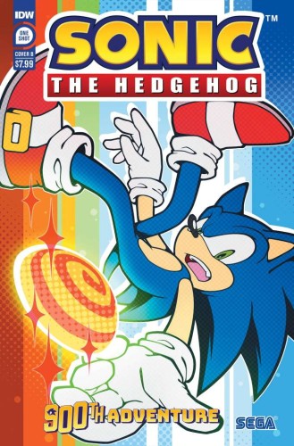 SONIC THE HEDGEHOGS 900TH ADVENTURE CVR B SEGA OF JAPAN