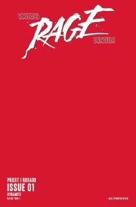 VAMPIRELLA DRACULA RAGE #1 CVR W FOC RED BLANK AUTHENTIX