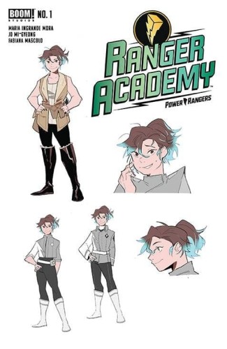 RANGER ACADEMY #1 CVR B CHARACTER DESIGN VAR MI-GYEONG