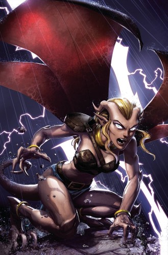 GARGOYLES DARK AGES #4 CVR M CRAIN PREMIUM METAL