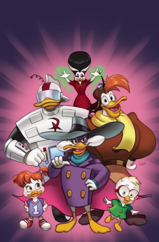 DARKWING DUCK #10 CVR L LEIRIX METAL PREMIUM