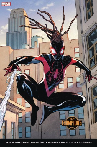 MILES MORALES SPIDER-MAN #11 SARA PICHELLI NEW CHAMPIONS VAR