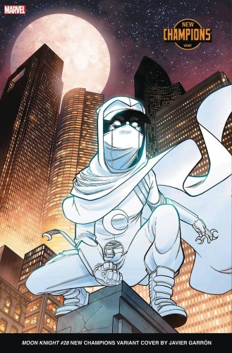 MOON KNIGHT #28 JAVIER GARRON NEW CHAMPIONS VAR