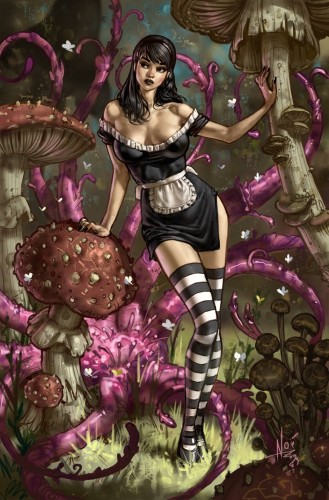 WONDERLAND CHILD OF MADNESS #1 (OF 3) CVR C IGNACIO NOE